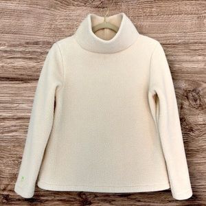 Dudley Stephens Greenpoint Turtleneck Cream Sherpa Fleece XS NWT